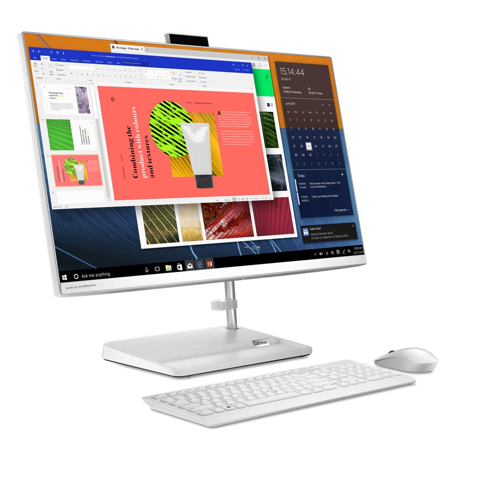 Компјутер All-in-One Lenovo IdeaCentre AIO 3 27ALC6, 27\", AMD Ryzen 5 7530U, 16GB RAM, 512GB SSD, бел