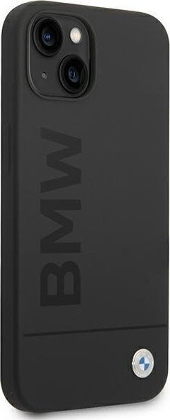 Mbulesë telefoni BMW BMHMP14MSLBLBK për iPhone 14 Plus 6.7", silikoni, MagSafe, e zezë