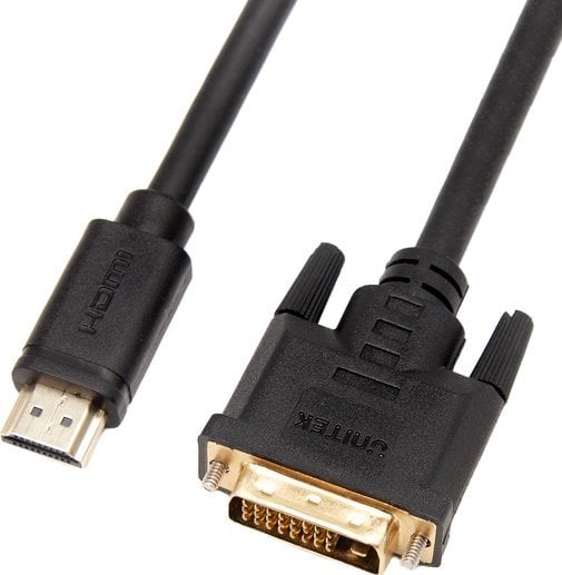 Kabllo adapter Unitek C1271BK, HDMI në DVI D, 2m, i zi