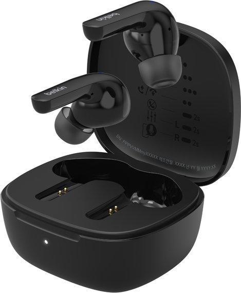 Слушалки Belkin SoundForm Motion, True Wireless, Bluetooth, црни
