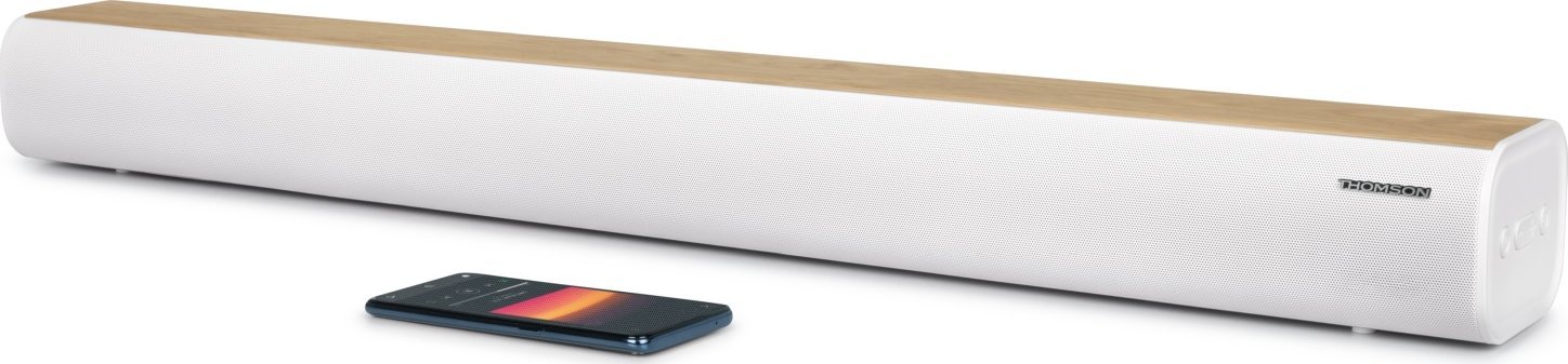 Soundbar Thomson SB401BT, 200W, Bluetooth 5.0, dru e bardhë