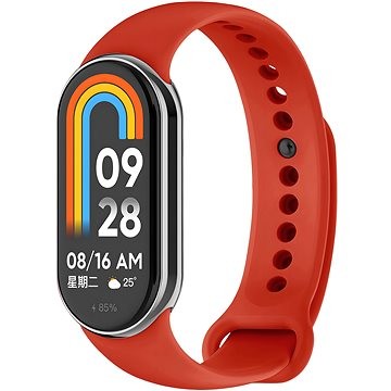 Byzylyk për orë inteligjente Eternico Essential për Xiaomi Smart Band 8/9, silikon, i kuq