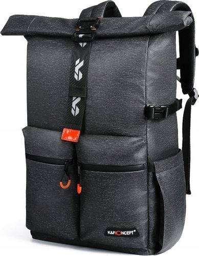 Çantë shpine fotografike K&amp;F Concept KF13.096V1, 20L, për kamerë dhe laptop 15", gri