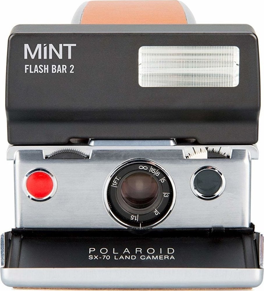 Blic për kamera Polaroid SX-70, Originals Mint Flashbar, llambë blice, e bardhë