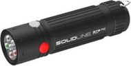 Dritë dore Ledlenser Solidline ST6TC, tre ngjyra drite, alumini, e zezë
