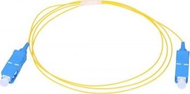 Kabllo optike Extralink Patchcord SC UPC SC UPC, SM simplex 1.5m, 0.9mm, e verdhë