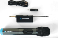 Mikrofon wireless Blaupunkt WM40U, UHF, me marrës, gri