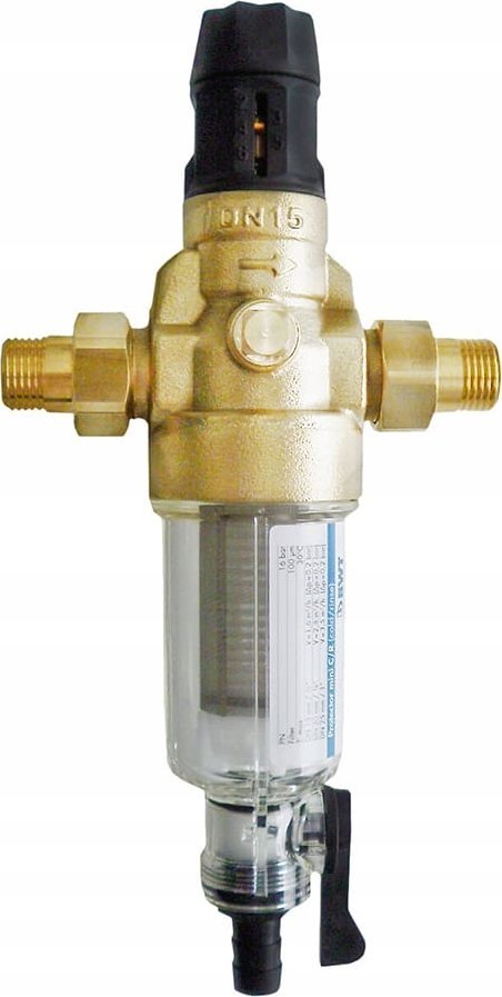 Filtër uji BWT Protector Mini C/R HWS 1", element inoksi, me reduktues presioni