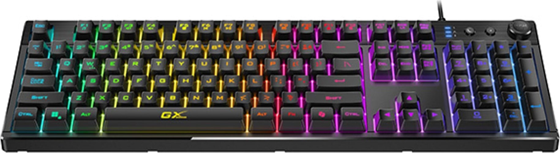 Tastierë gaming Genius GX Scorpion K7 Plus, USB, ndriçim LED, e zezë