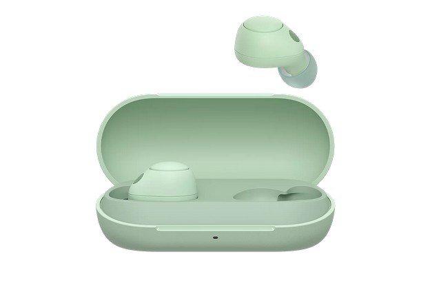 Kufje Sony WF-C700N, True Wireless, Bluetooth, ANC, të gjelbra