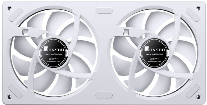Ventilator PC Jonsbo ZA-240, 240mm, PWM ARGB, i bardhë