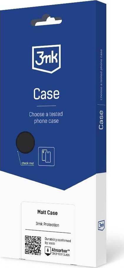 Mbulesë telefoni 3mk Matt Case për Honor Magic6 Lite 5G, TPU fleksibël, mbrojtje nga goditjet, e zezë mat