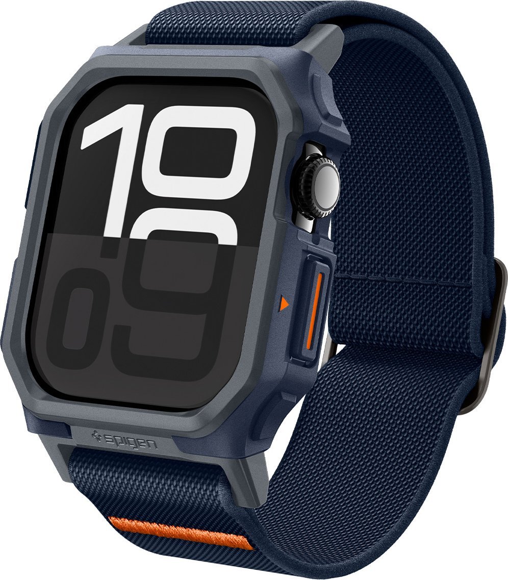 Rrip dore Spigen Lite Fit Pro për Apple Watch Series 10 46mm, TPU, navy blue