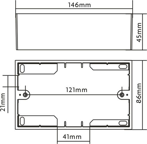 Kuti modulare Vision Techconnect 3 Box, 5 slote, e bardhë