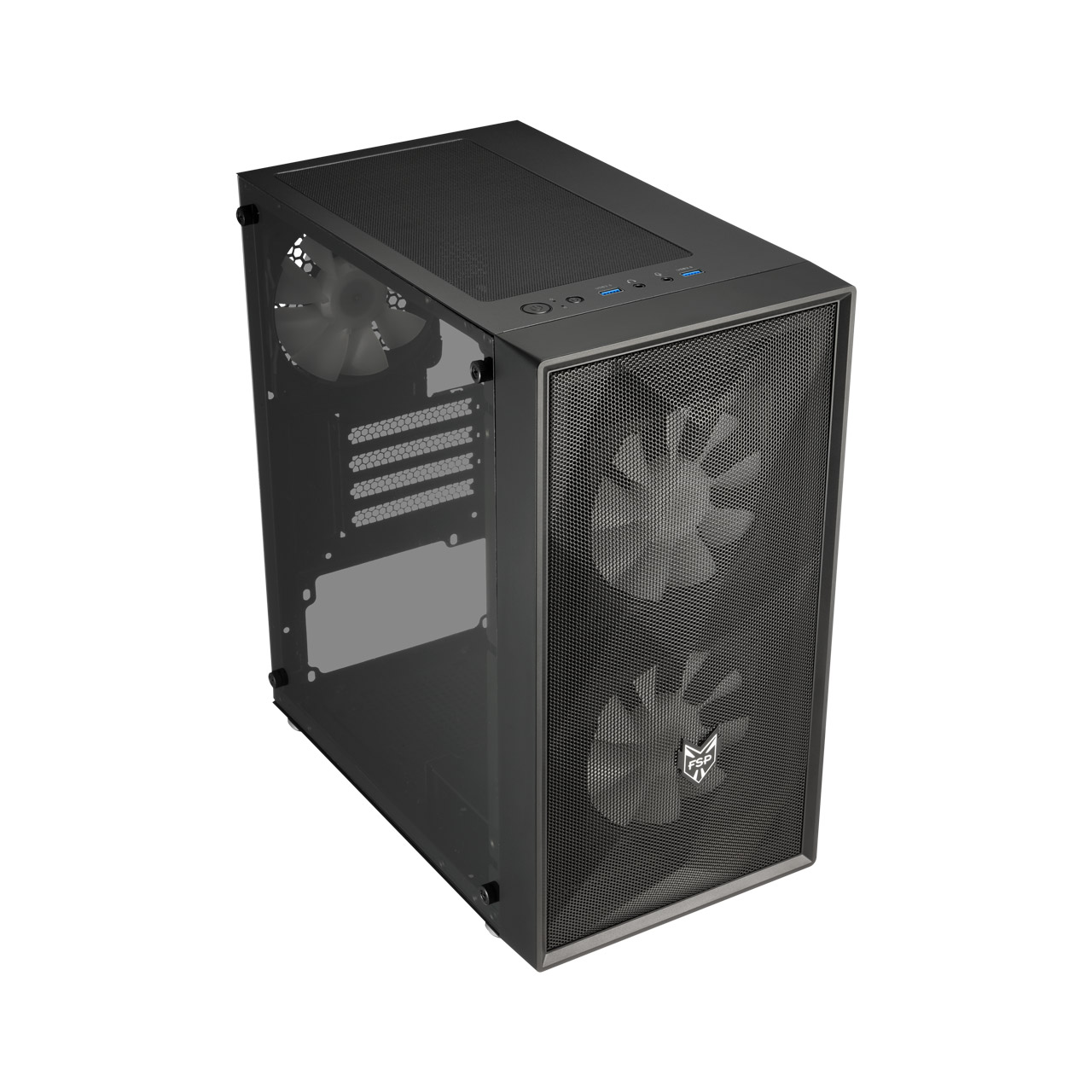 Kasë FSP CST130 Basic, Micro ATX, e zezë