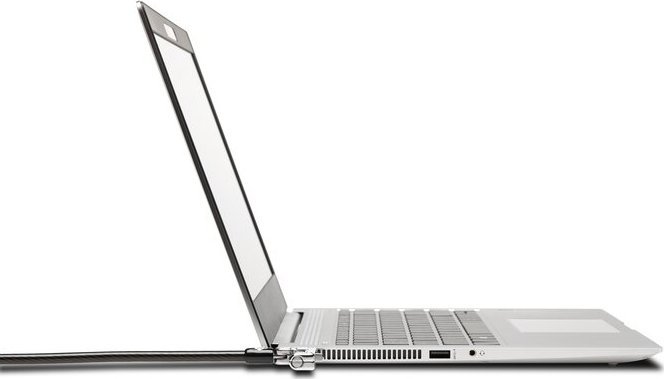 Kabllo sigurie Kensington NanoSaver K60627WW, 1.83m, dry me kombinim, argjendtë