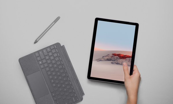 Tablet Microsoft Surface Go 2, 10.5", Intel Core m3, 4 GB, 64GB eMMC, UHD Graphics 615, i argjendtë