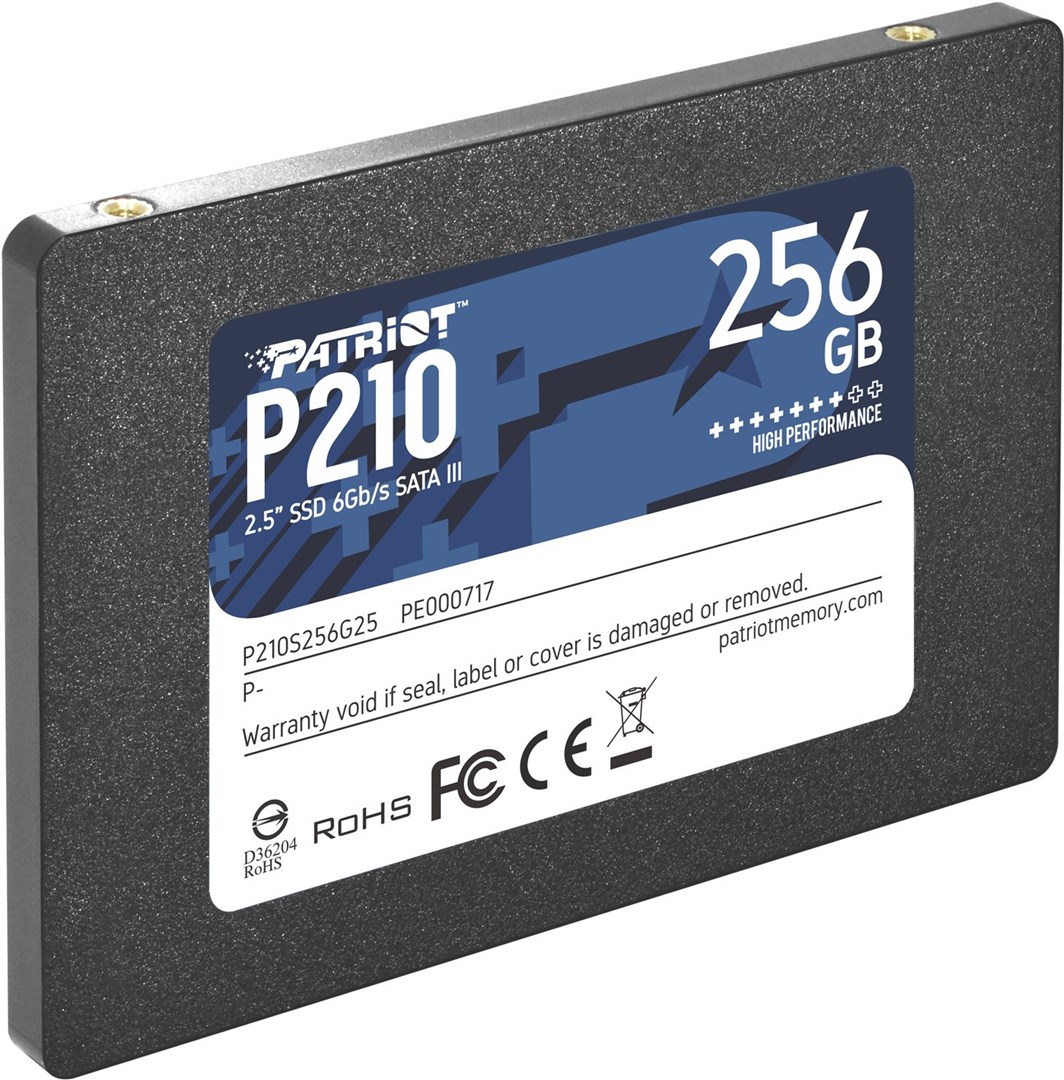 Disk SSD Patriot P210, 256GB, 2.5" SATA III, 520 MB/s, i zi