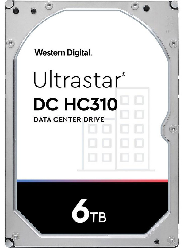 Тврд диск Western Digital HGST Ultrastar 7K6 HUS726T6TAL5204, 6TB, 3.5\", 7200RPM, 512MB кеш, SAS 12Gb/s, црн