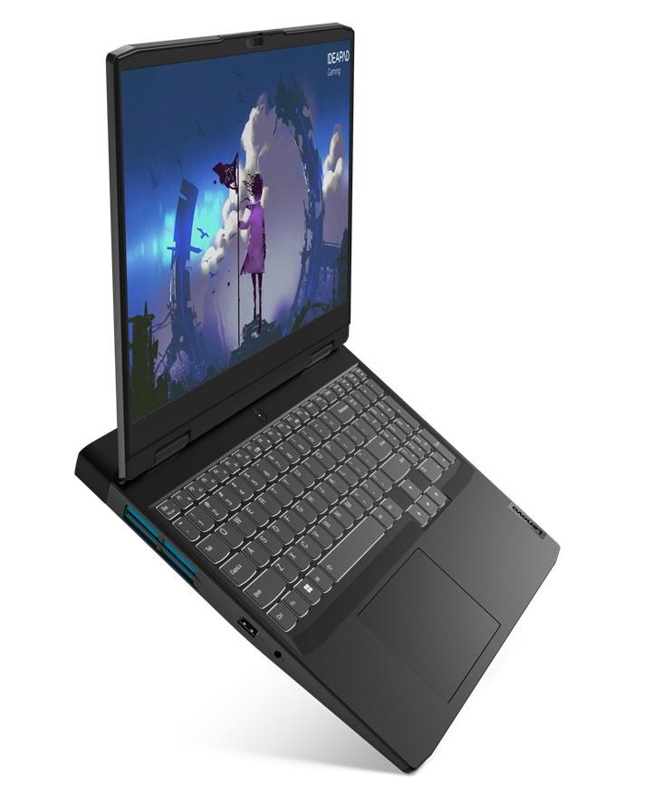 Laptop Lenovo IdeaPad Gaming 3, 15.6", Intel Core i7 12650H, 16 GB RAM, 512 GB SSD, NVIDIA GeForce RTX 3060, i hirtë