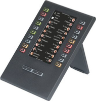 Modul shtesë telefoni Auerswald COMfortel D-XT20i IP, 20 butona, ekran 4.3", i zi