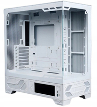 Kuti kompjuteri Valkyrie VK03 LCD, ATX, panel LCD, e bardhë