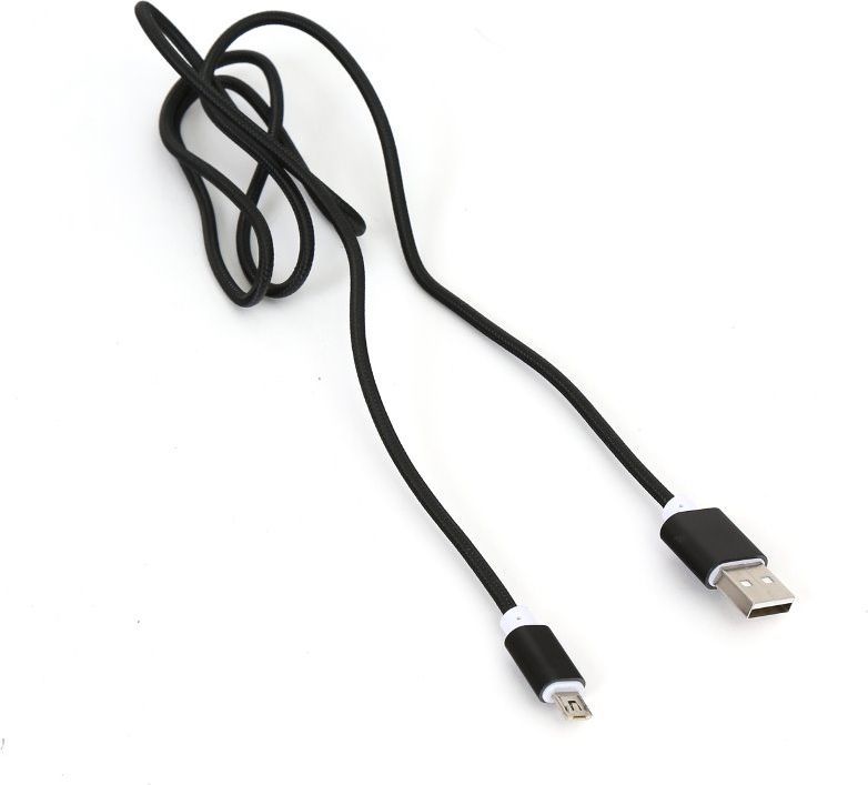 Kabllo USB Platinet USB-A - Lightning (PUCDPFB1B), 1 m, e zezë