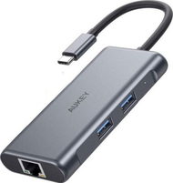 Lidhës për USB-C Aukey, i zi
