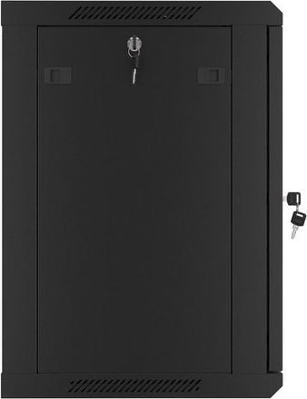 Ѕиден мрежен кабинет Lanberg WF01-6412-00B, 19", 12U, црн