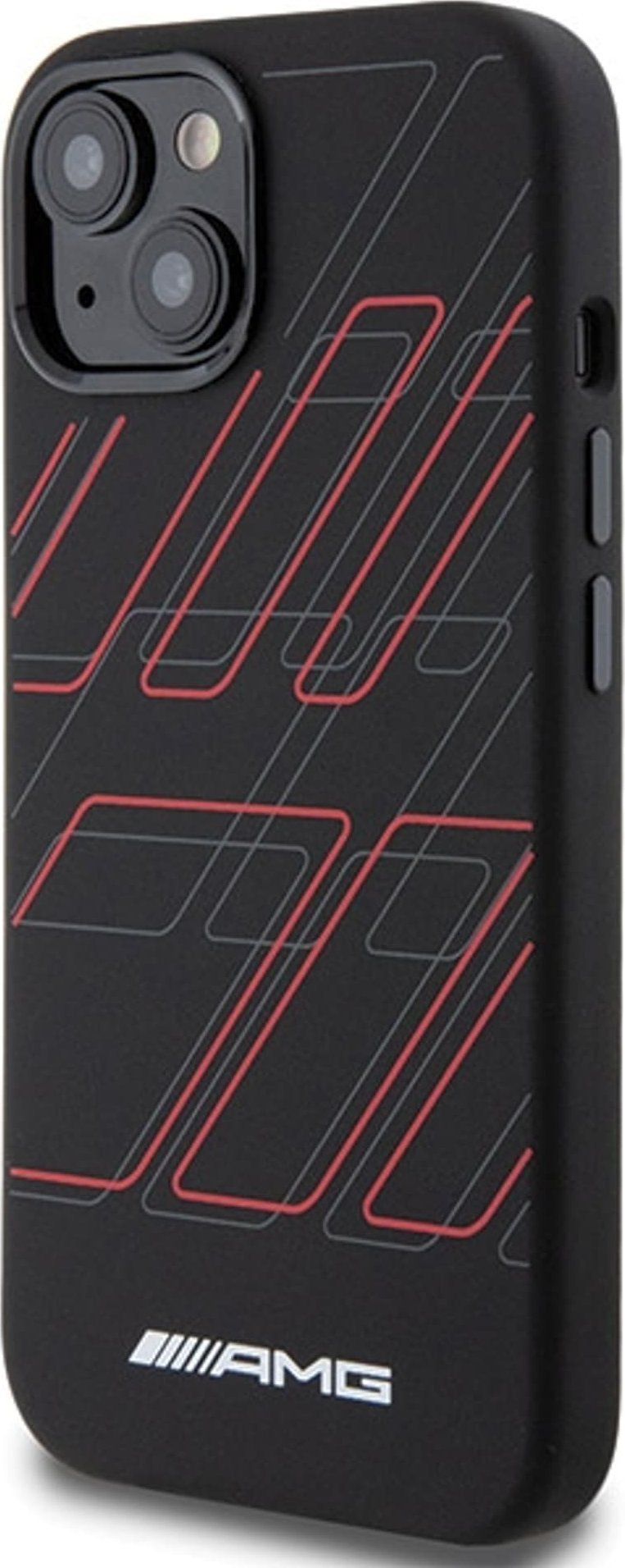 Mbulesë silikoni Mercedes AMG AMHMP15S23SSPK për iPhone 15 6.1", MagSafe, e zezë