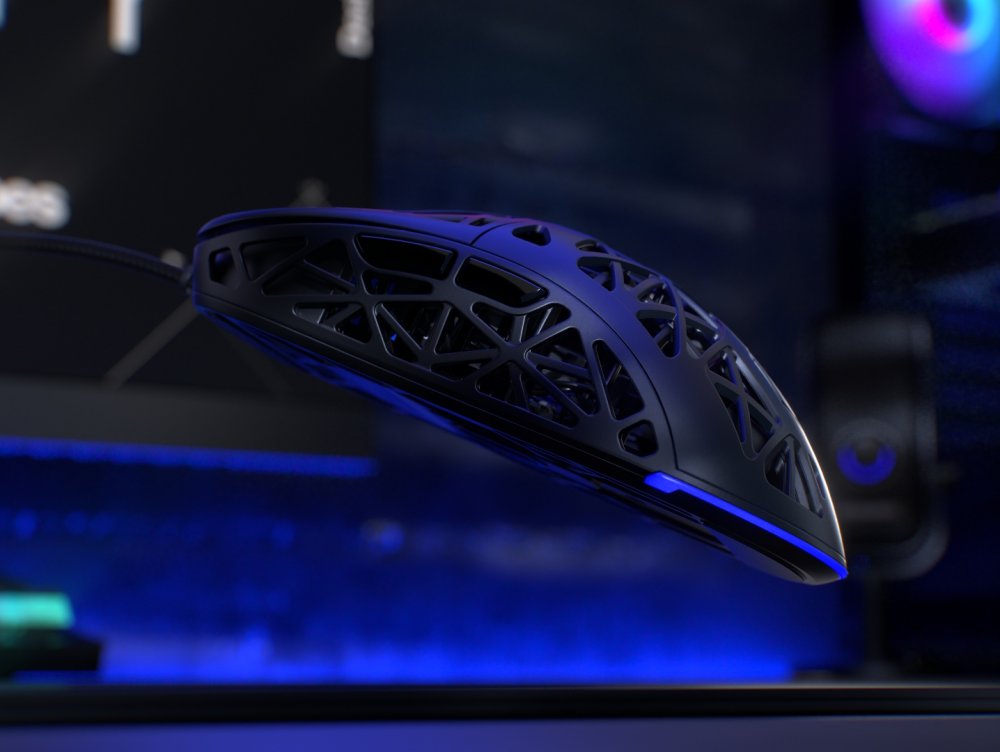 Гејмерски глушец ENDORFY LIX, USB Type-C, 8000DPI, црн