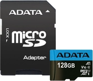 Kartë memorie ADATA Micro SDXC Premier, 128GB, 85MB/s, UHS-I A1 + përshtatës SD  Kartë memorie ADATA Micro SDXC Premier, 128GB, 85MB/s, UHS-I A1 + përshtatës SD