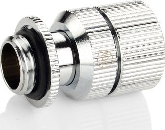 Lidhës rregullues për ftohje uji Bitspower Touchaqua, 16-22mm, G1/4", argjendtë