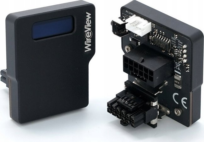 Monitor energjie GPU Thermal Grizzly WireView, 1x 12VHPWR, ekran OLED, i zi