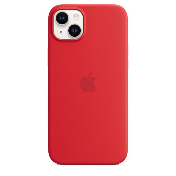 Apple iPhone 14 Plus Silicone Case me MagSafe, (PRODUCT)RED