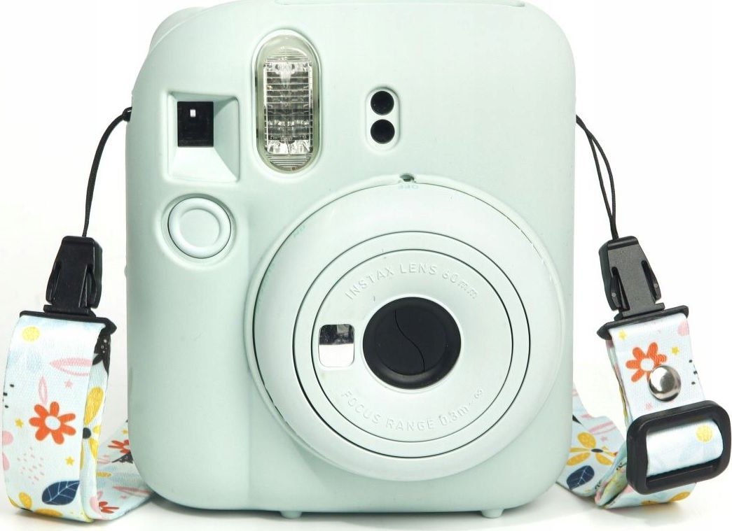Këllëf silikoni LoveInstant për Fujifilm Instax Mini 12, mbrojtës, i gjelbër