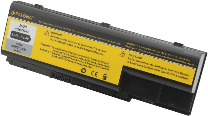 Bateri Patona për laptop ACER ASPIRE 5220/5920, 4400 mAh, Li-Ion, 14.8V