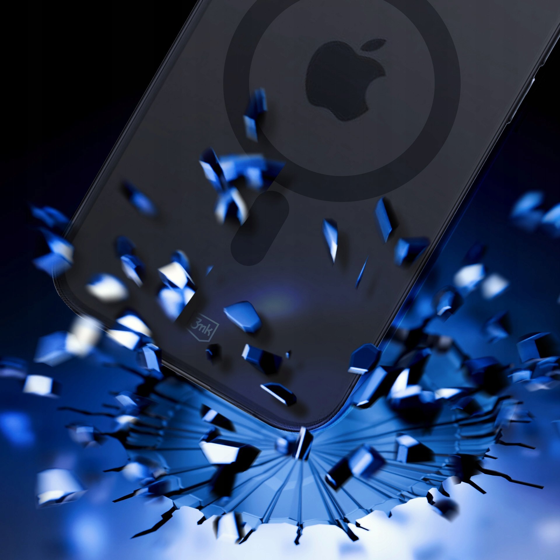 Mbulesë mbrojtëse 3MK Smoke MagCase Pro, për iPhone 13 Pro, e zezë