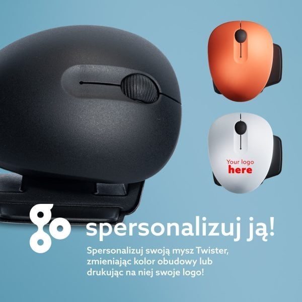 Maus ergonomik R-Go Tools R-Go Twister, Bluetooth dhe me kabllo, i palosshëm, për të dy duart