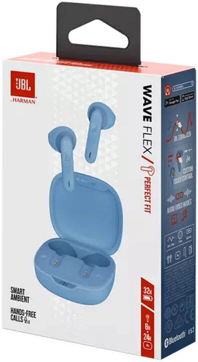Dëgjuese JBL Wave Flex, të kaltra