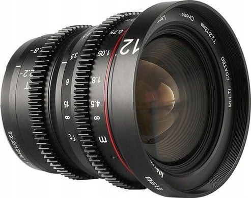 Објектив Meike MK 12mm T2.2, Micro Four Thirds, рачен, црн