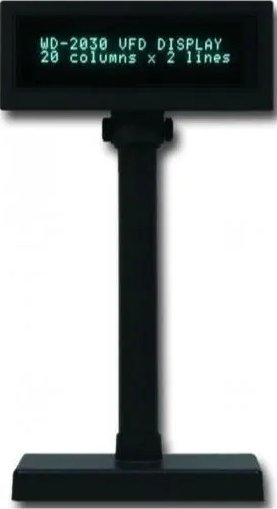 Display klienti Capture WD-2312000008, RS-232, ekran VFD, i zi