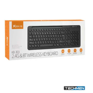 XTRIKE ME KB-303 EN Office BT Wireless Keyboard Black