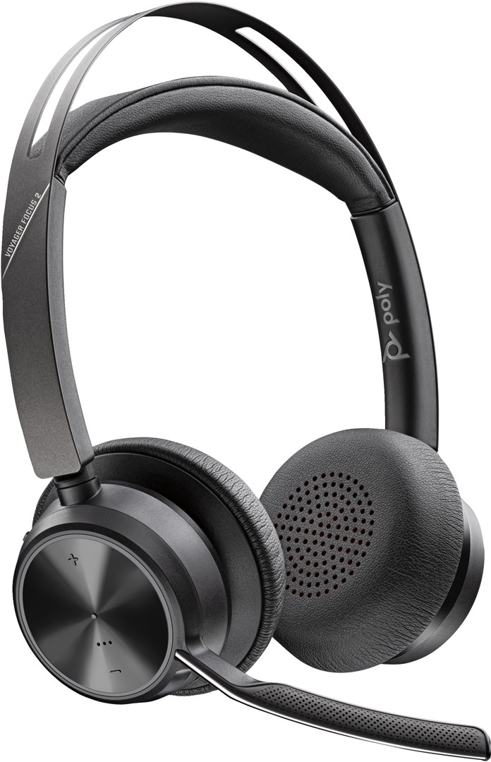 Kufje Poly Voyager Focus 2 UC, Stereo, Bluetooth, të zeza