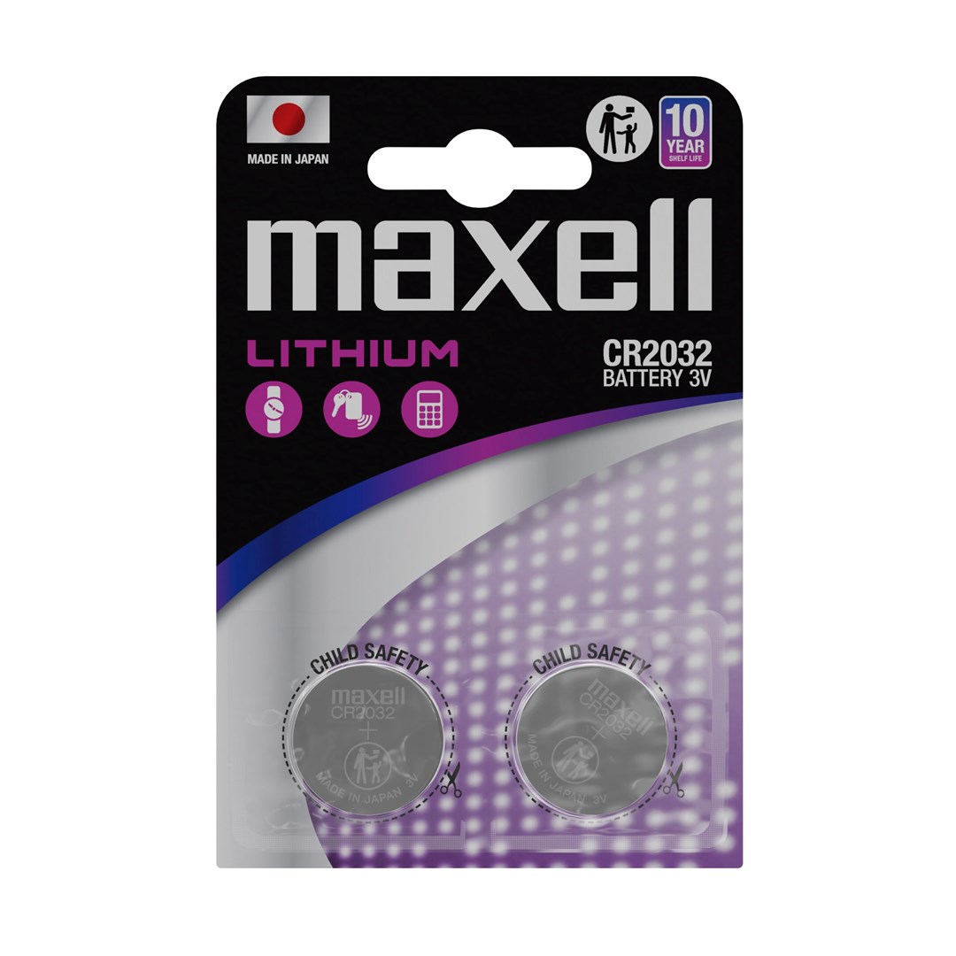 Bateri MAXELL CR2032, 2 copë