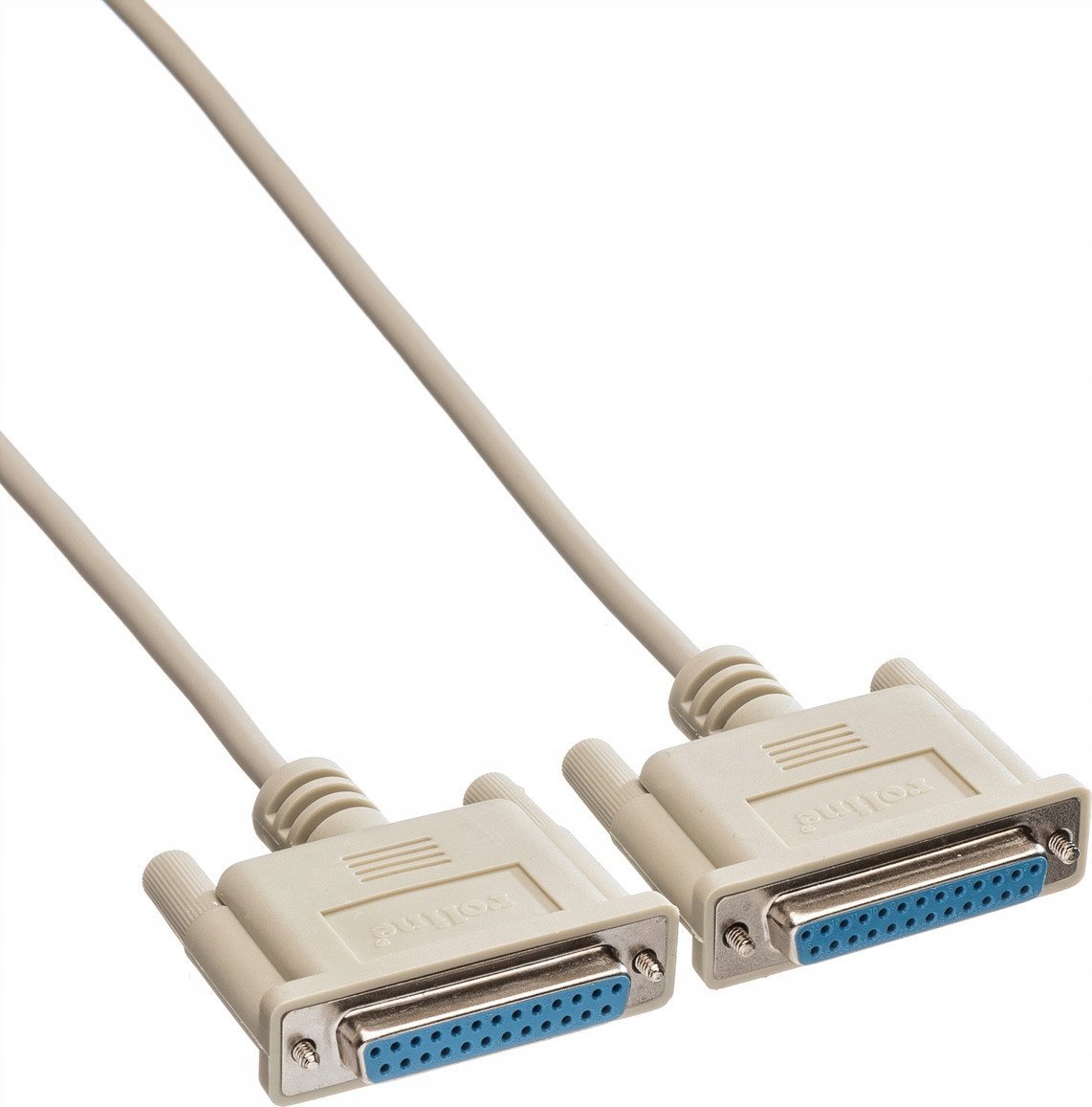 Сериски кабел Roline DB25 F/F, 3m, сив