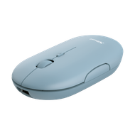 Maus TRUST PUCK/, optik, 1600 DPI/USB + bluetooth, i kaltër