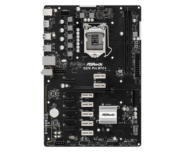Pllakë amë Asrock Q270 Pro BTC+ Intel Q270 LGA 1151 (Socket H4) ATX