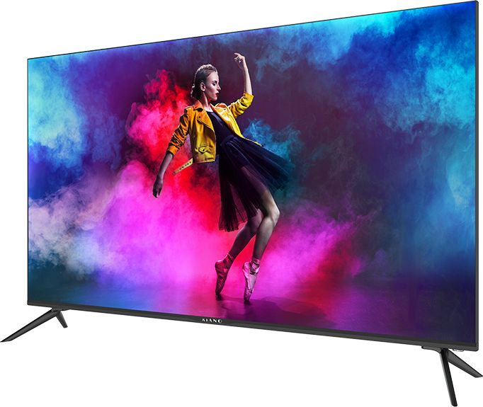Телевизор Kiano Elegance, 43\", 4K Ultra HD, Паметен Android, црн