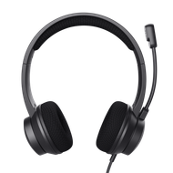 Kufje Trust Ayda USB-ENC, të zeza